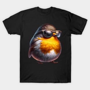 American Robin Wearing Sunglasses T-Shirt